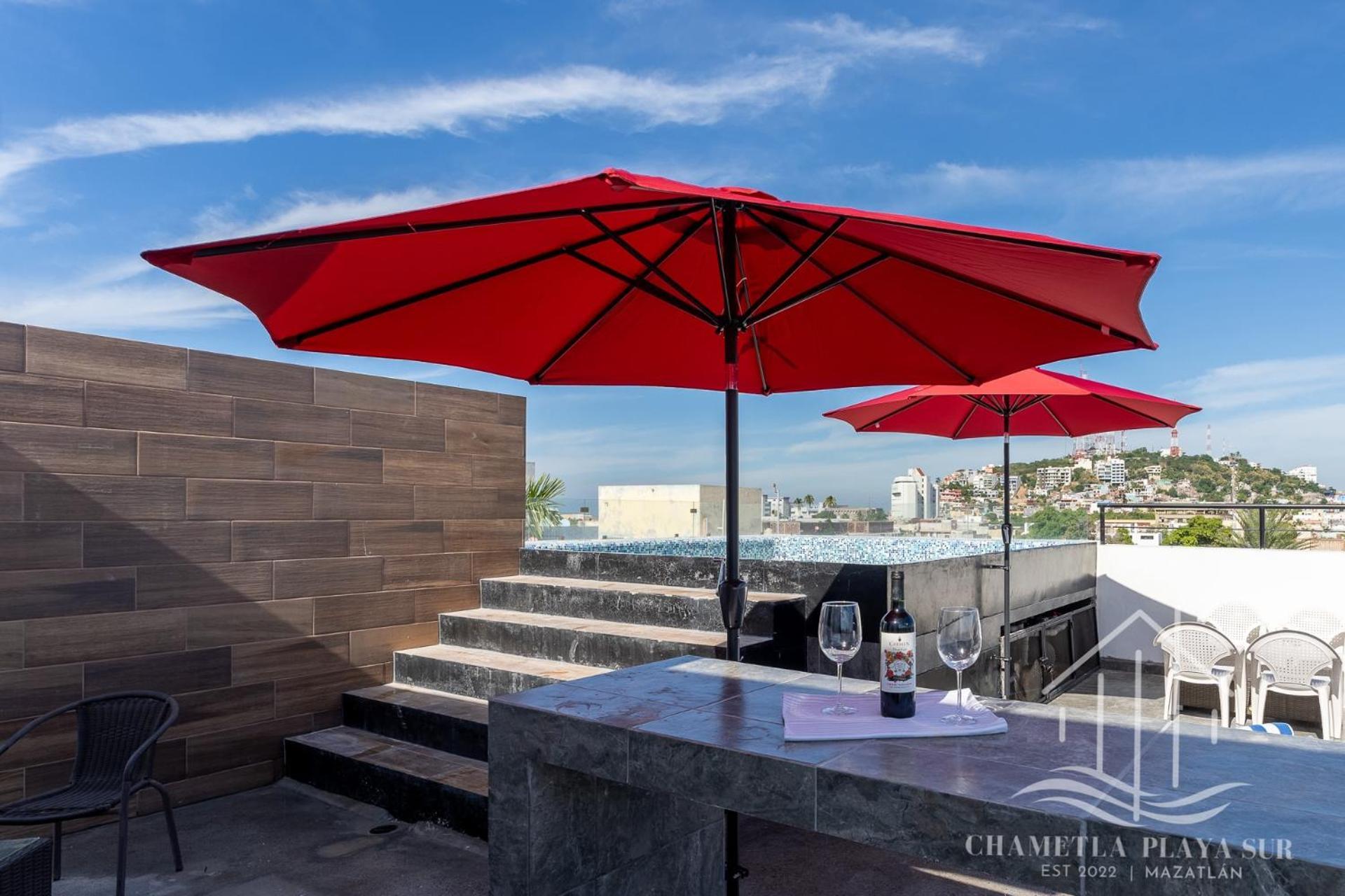 New & Modern, 5 Star Area, Walk 2 Beach, Pool, Views, King Bed Mazatlán Zewnętrze zdjęcie